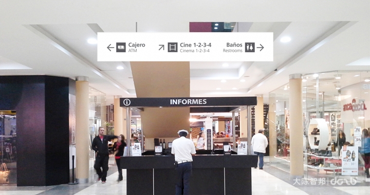 国外购物中心商场设计之导视系统设计