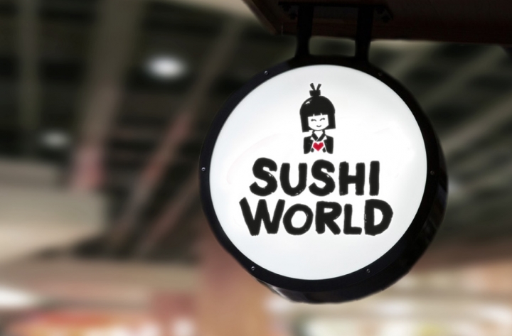 寿司世界餐饮店品牌设计